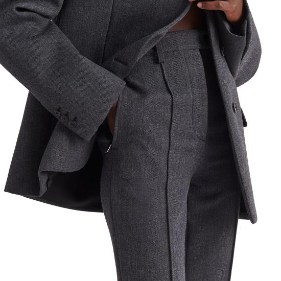  프라다 스트레이트 팬츠 P235H1ZQBF0308 GREY - PRADA