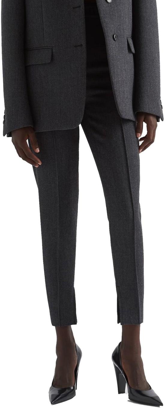  프라다 스트레이트 팬츠 P235H1ZQBF0308 GREY - PRADA