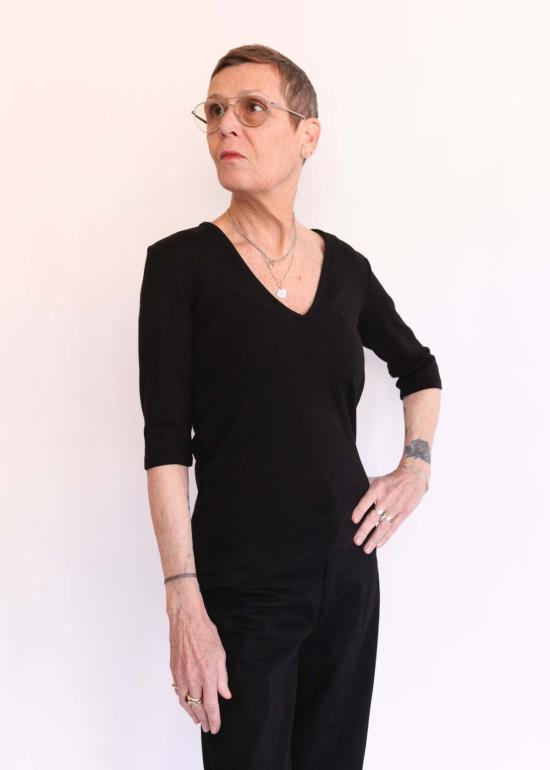  프레리 언더그라운드 긴팔 티셔츠 Bb 소프트 V 탑 - PRAIRIE UNDERGROUND