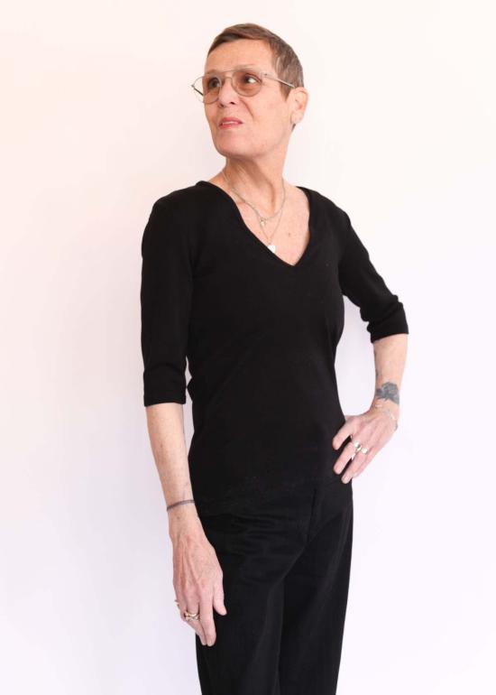  프레리 언더그라운드 긴팔 티셔츠 Bb 소프트 V 탑 - PRAIRIE UNDERGROUND