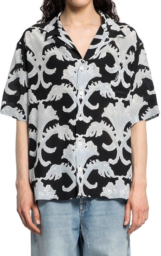  발렌티노 가라바니 반팔 셔츠 5V3AAA90ADBZBC BLACK - VALENTINO GARAVANI