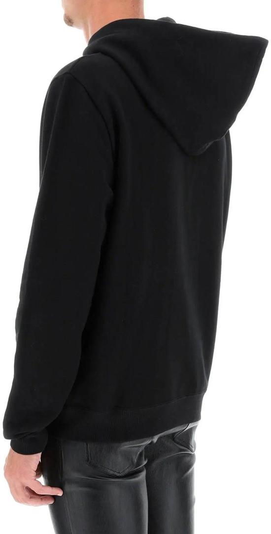  생로랑 리브 고쉬 로고 후드 677259YB2PG1000 BLACK - SAINT LAURENT
