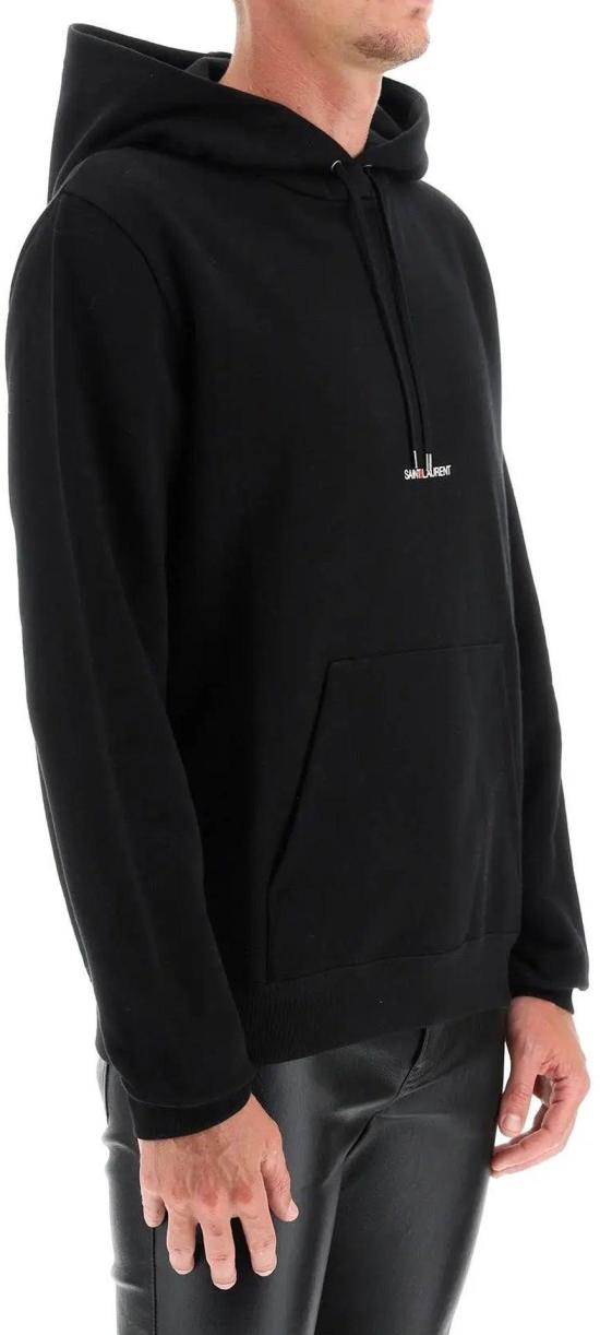  생로랑 리브 고쉬 로고 후드 677259YB2PG1000 BLACK - SAINT LAURENT