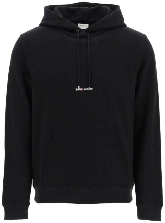  생로랑 리브 고쉬 로고 후드 677259YB2PG1000 BLACK