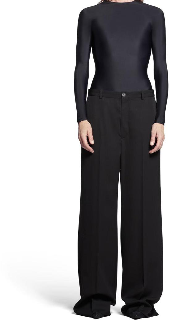  발렌시아가 스트레이트 팬츠 773246TNT391000 BLACK - BALENCIAGA
