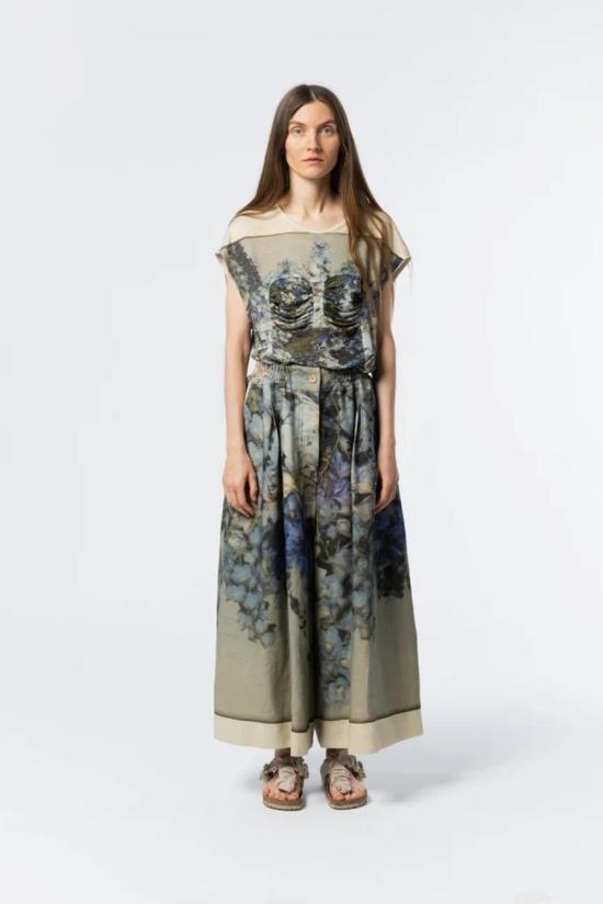  안티안 팔라초 팬츠 앤티안 프린트 - ANNTIAN