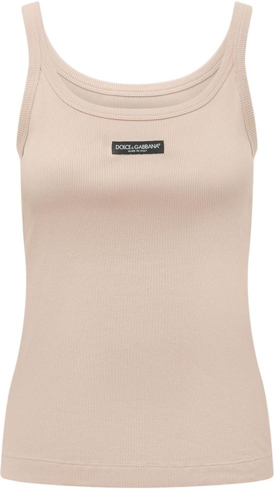 26SS 돌체앤가바나 립드 탱크탑 F8W45TFU7AVF0586 BEIGE