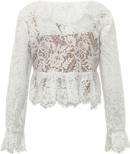 26SS 마이클 코어스 긴팔 티셔츠 MS640YJKQ9100 WHITE - MICHAEL KORS