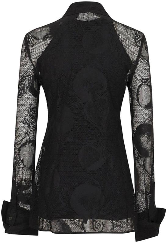  스포트막스 긴팔 셔츠 2412931012600ASTI2 BLACK - SPORTMAX