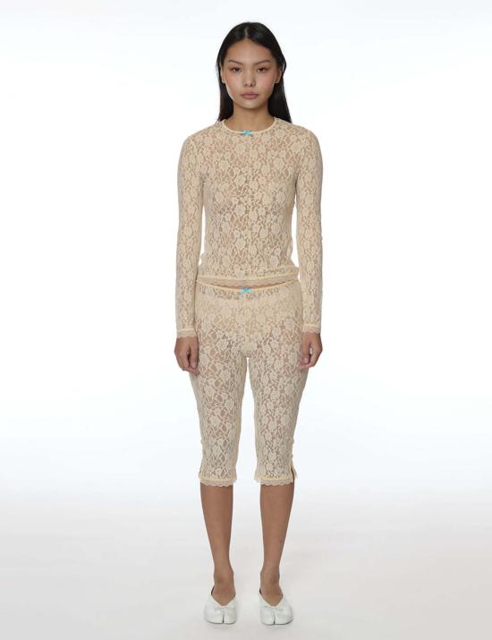  샌디리앙 크롭 팬츠 샌디 리앙 발로우 카프리스 - SANDY LIANG