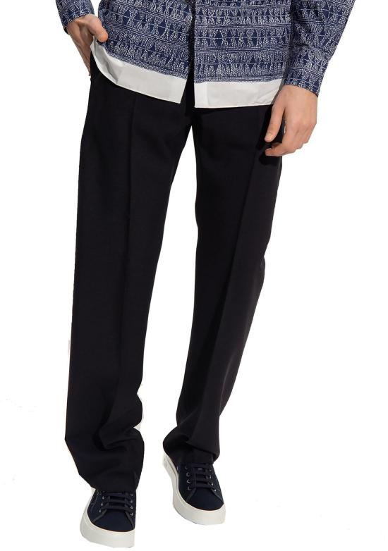  살바토레 페라가모 스트레이트 팬츠 755513NAVY BLUE - SALVATORE FERRAGAMO