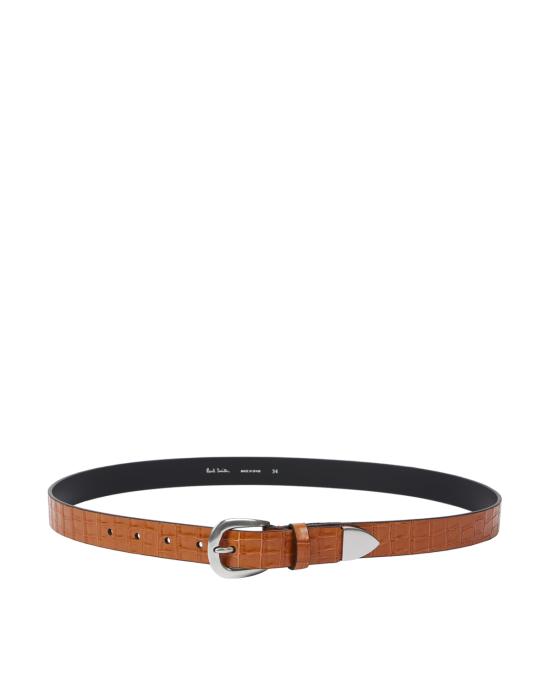 26SS 폴 스미스 가죽 벨트 M1A 8295 USHCRO 16 ARANCIONE