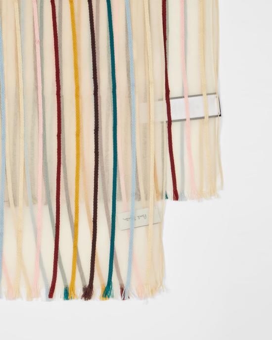 26SS 폴 스미스 머플러/스카프 W1A 250C U882 01 BIANCO MULTI - PAUL SMITH