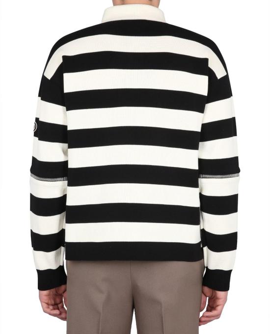  구찌 디태처블 슬리브 니트 폴로 724708XKCV09207 WHITE - GUCCI