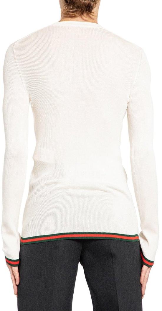  구찌 긴팔 티셔츠 792759XKEAH9060 WHITE - GUCCI