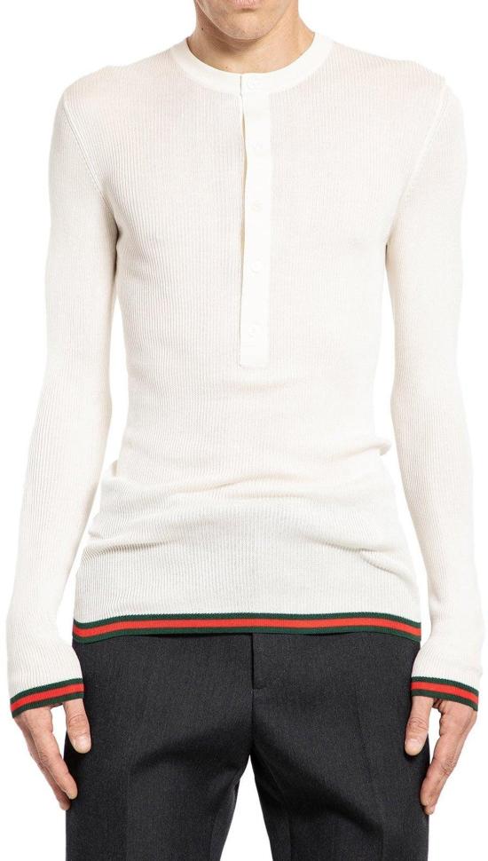  구찌 긴팔 티셔츠 792759XKEAH9060 WHITE - GUCCI