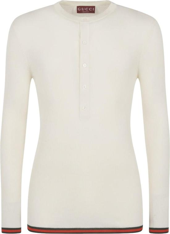  구찌 긴팔 티셔츠 792759XKEAH9060 WHITE