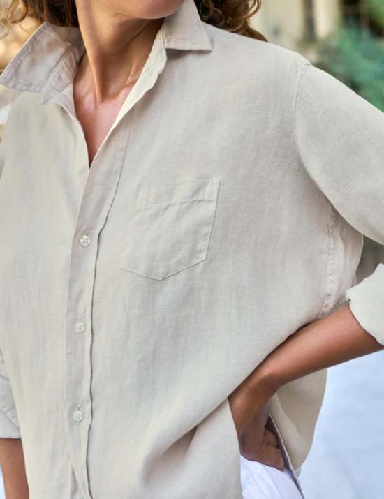  프랭크 앤 에일린 셔츠 프랭크 앤 엘린 엘린 릴렉스 버튼업 셔츠 - FRANK & EILEEN