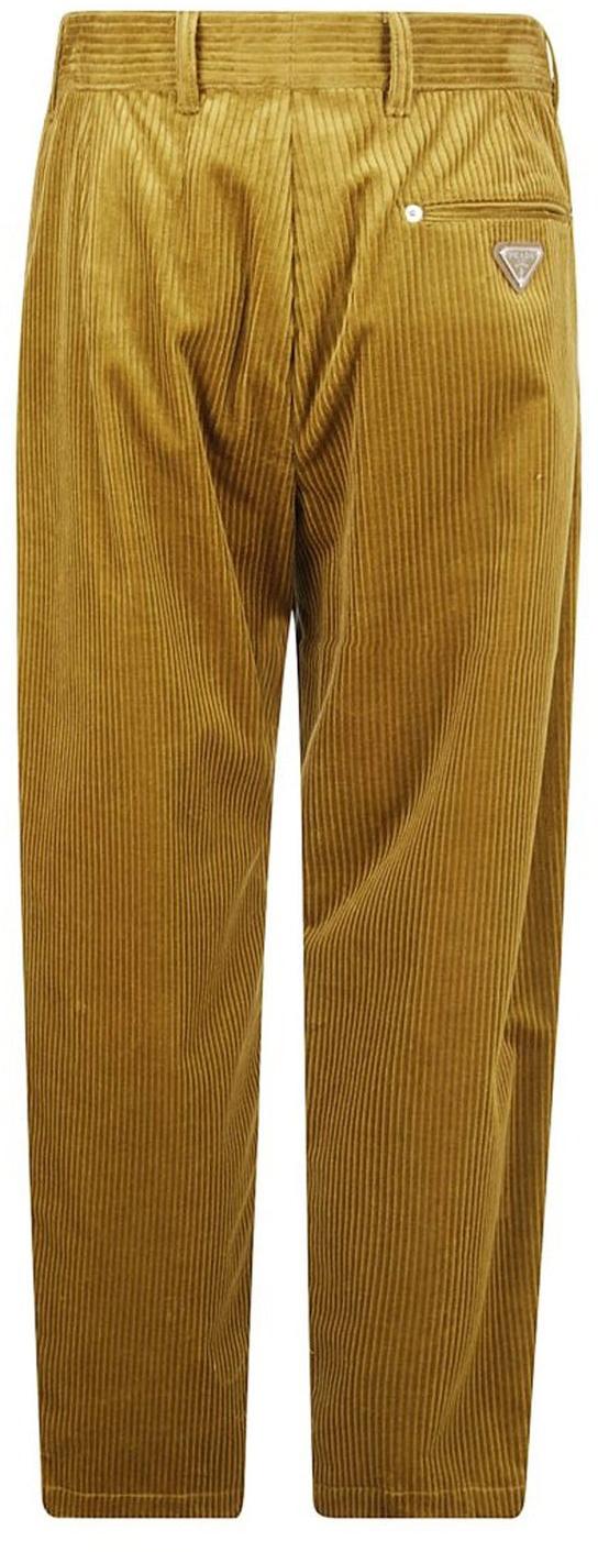  프라다 스트레이트 팬츠 SPH31313YOF0346 YELLOW - PRADA