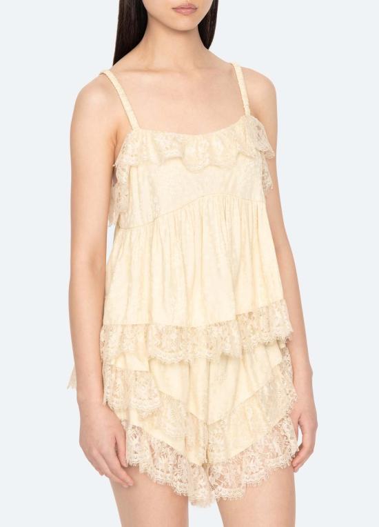  씨뉴욕 라운지 웨어 씨 니 릴라 반팔 잠옷 세트 (노란색) - SEA NY