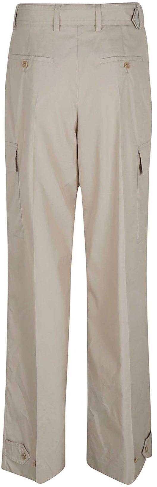  프라다 스트레이트 팬츠 P206HH12NSF0A08 BEIGE - PRADA