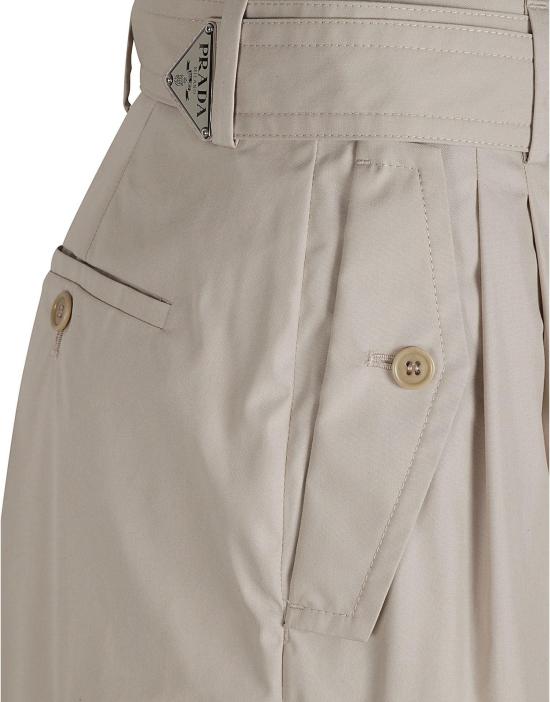  프라다 스트레이트 팬츠 P206HH12NSF0A08 BEIGE - PRADA