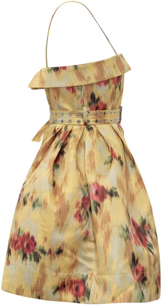 26SS 가니 숏 원피스 A103024501F YELLOW - GANNI