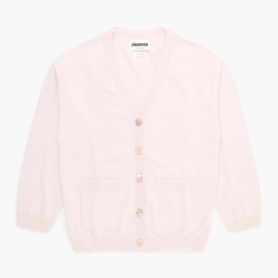  컬러러시 가디건 컬러러쉬 창구 오버사이즈  펄 핑크