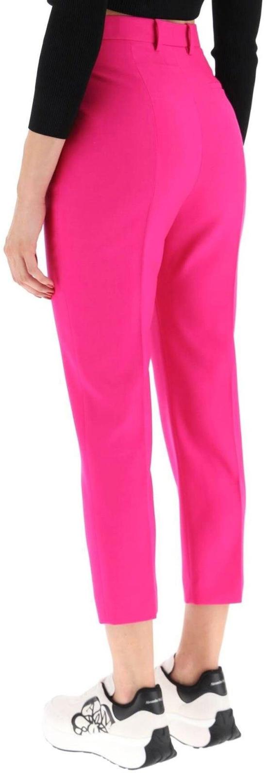  알렉산더 맥퀸 스트레이트 팬츠 585118QJACX5084 PINK - ALEXANDER MCQUEEN