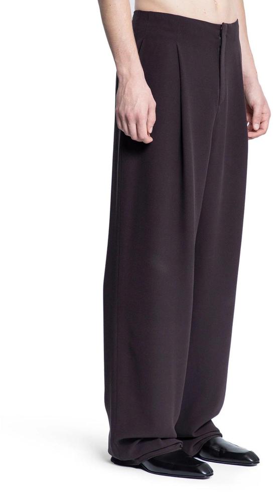  생로랑 스트레이트 팬츠 803950Y7I212568 BROWN - SAINT LAURENT