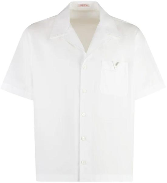  발렌티노 가라바니 반팔 셔츠 4V0AAV904WW0BO WHITE