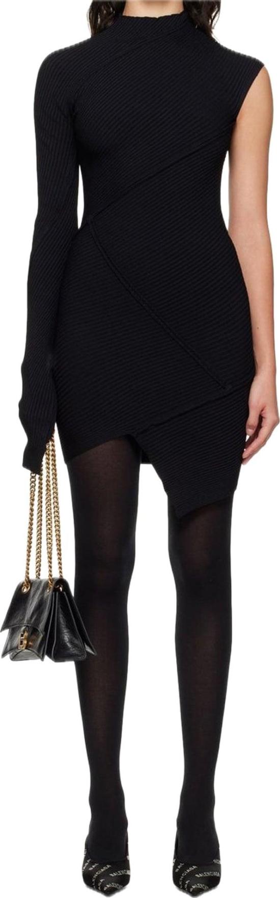  발렌시아가 미디 원피스 751092T51991000 BLACK - BALENCIAGA