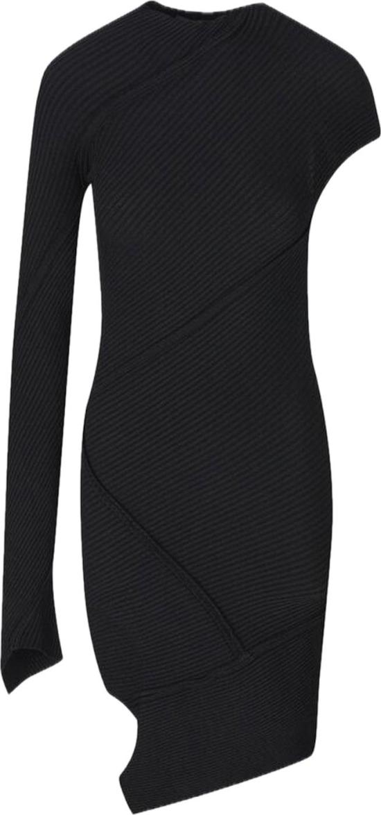 발렌시아가 미디 원피스 751092T51991000 BLACK