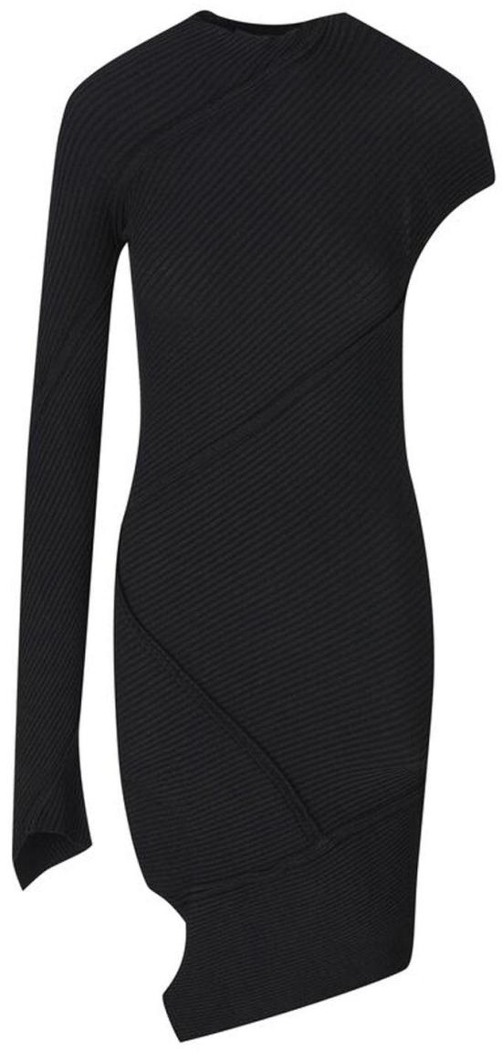  발렌시아가 미디 원피스 751092T51991000 BLACK
