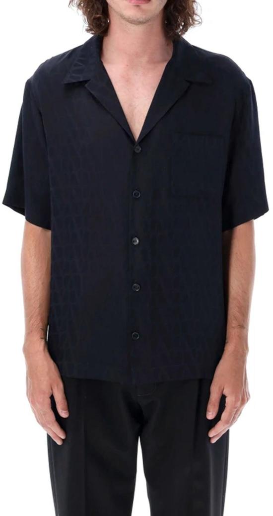  발렌티노 가라바니 반팔 셔츠 5V3AAA909V1YE6 BLUE - VALENTINO GARAVANI