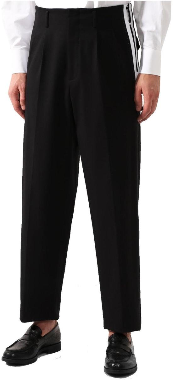  돌체앤가바나 스트레이트 팬츠 GYXPHTFUCCRN0000 BLACK - DOLCE & GABBANA