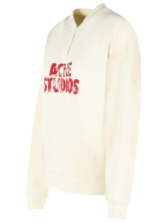 26SS 아크네 스튜디오 긴팔 티셔츠 AI0181AEG Ivory - ACNE STUDIOS