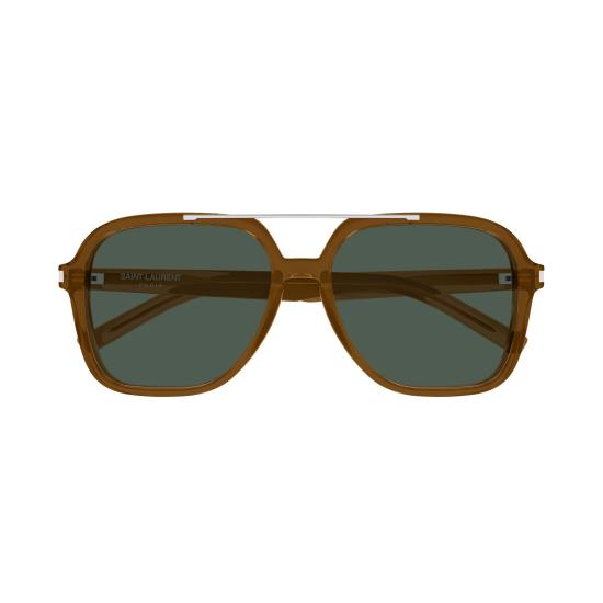 26SS 생로랑 선글라스 SL 545 004 BROWN BROWN GREEN - SAINT LAURENT
