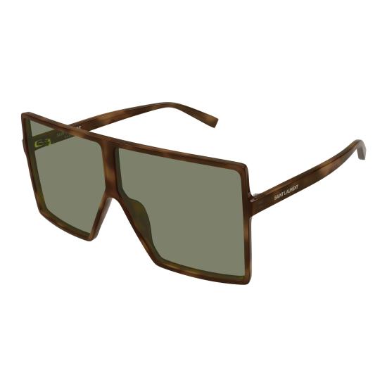 26SS 생로랑 선글라스 SL 909 BETTY S 003 HAVANA HAVANA GREEN - SAINT LAURENT