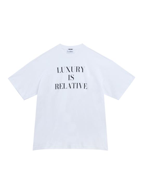 25FW 모스키노 반팔 티셔츠 0701 5442 M 1001 BIANCO