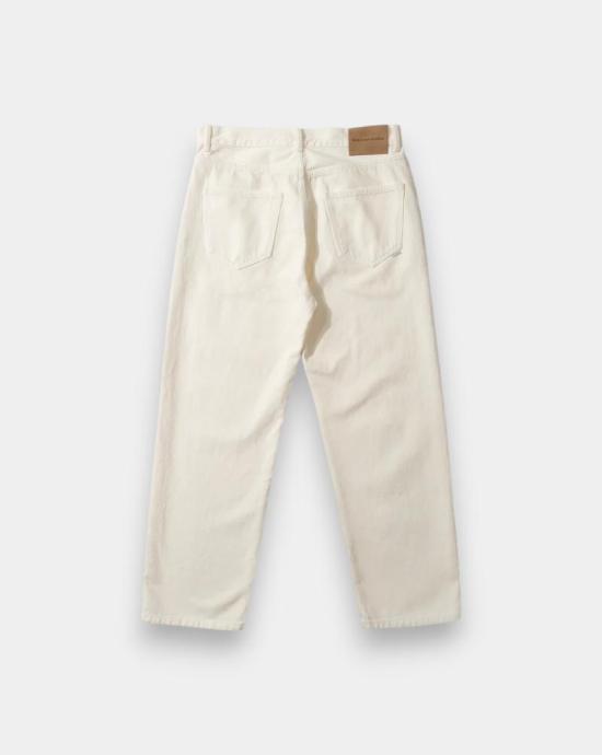 26SS 에드몬드 스튜디오 스트레이트 팬츠 AVAIL PANT PLAIN OFF WHITEPLAIN OFF WHITE Plain off white - EDMMOND STUDIOS