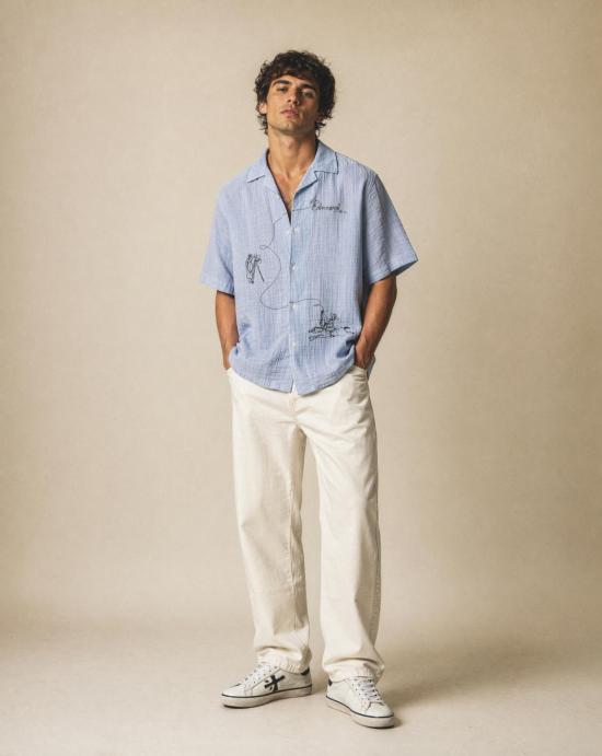 26SS 에드몬드 스튜디오 스트레이트 팬츠 AVAIL PANT PLAIN OFF WHITEPLAIN OFF WHITE Plain off white - EDMMOND STUDIOS