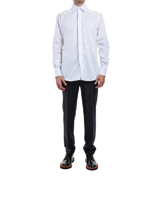 26SS 칼라거펠트 긴팔 셔츠 605148 554699 V60 10 BIANCO - KARL LAGERFELD