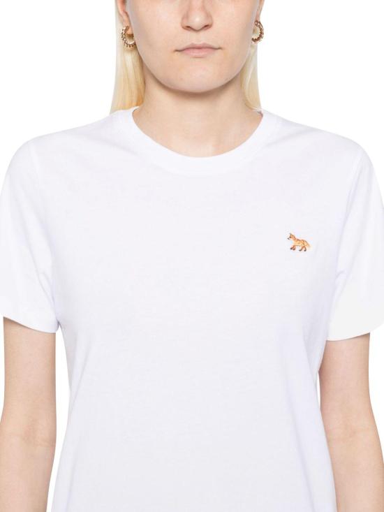 26SS 메종키츠네 베이비 폭스 레귤러 티셔츠 PW00115KJ7026P100 WHITE - MAISON KITSUNE