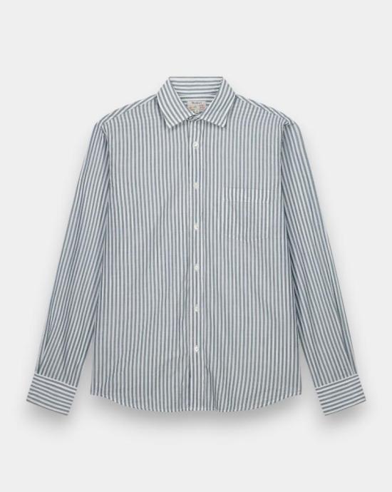 26SS 하트포드 긴팔 셔츠 BF11016 03 Green white