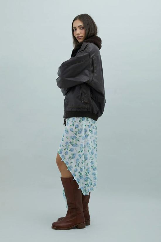  하우스오브써니 봄버 자켓 하우스 오브 써니 크루즈 플라이트 재킷 브라운 - HOUSE OF SUNNY