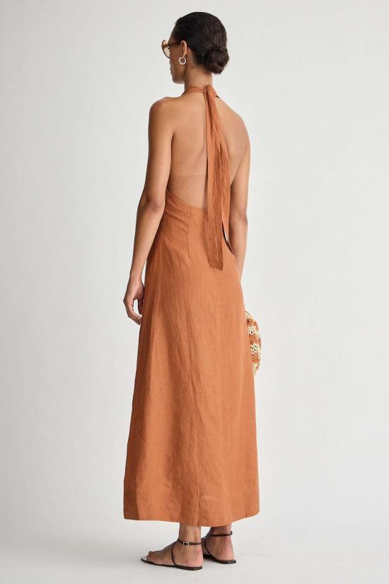  어피스 어파트 롱 원피스 Apiece Apart Salome 홀터 맥시 드레스 - APIECE APART