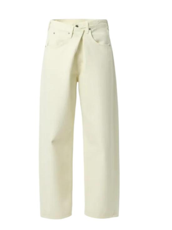  에이골디 데님 팬츠 아골드 바나 폴드 진