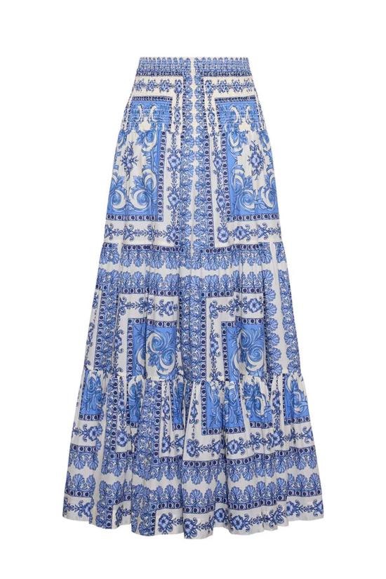  카라 카라 롱 스커트 카라카라 스모크드 맥시 에밀리아 - CARA CARA