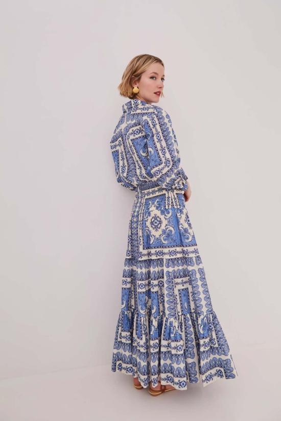  카라 카라 롱 스커트 카라카라 스모크드 맥시 에밀리아 - CARA CARA